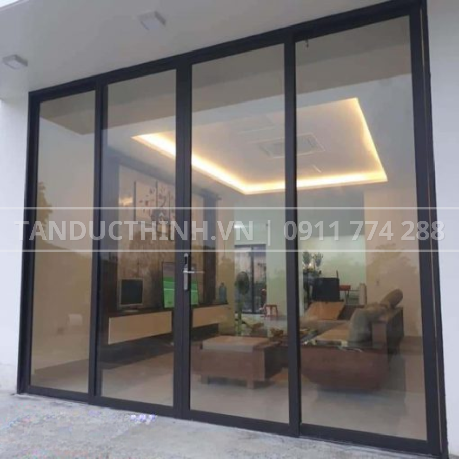 Cửa Đi Mở Trượt 4 Cánh Nhôm XingFa Hệ 93