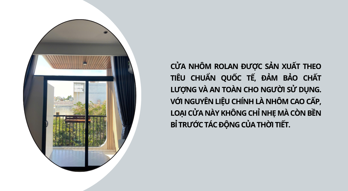 cửa nhôm Rolan